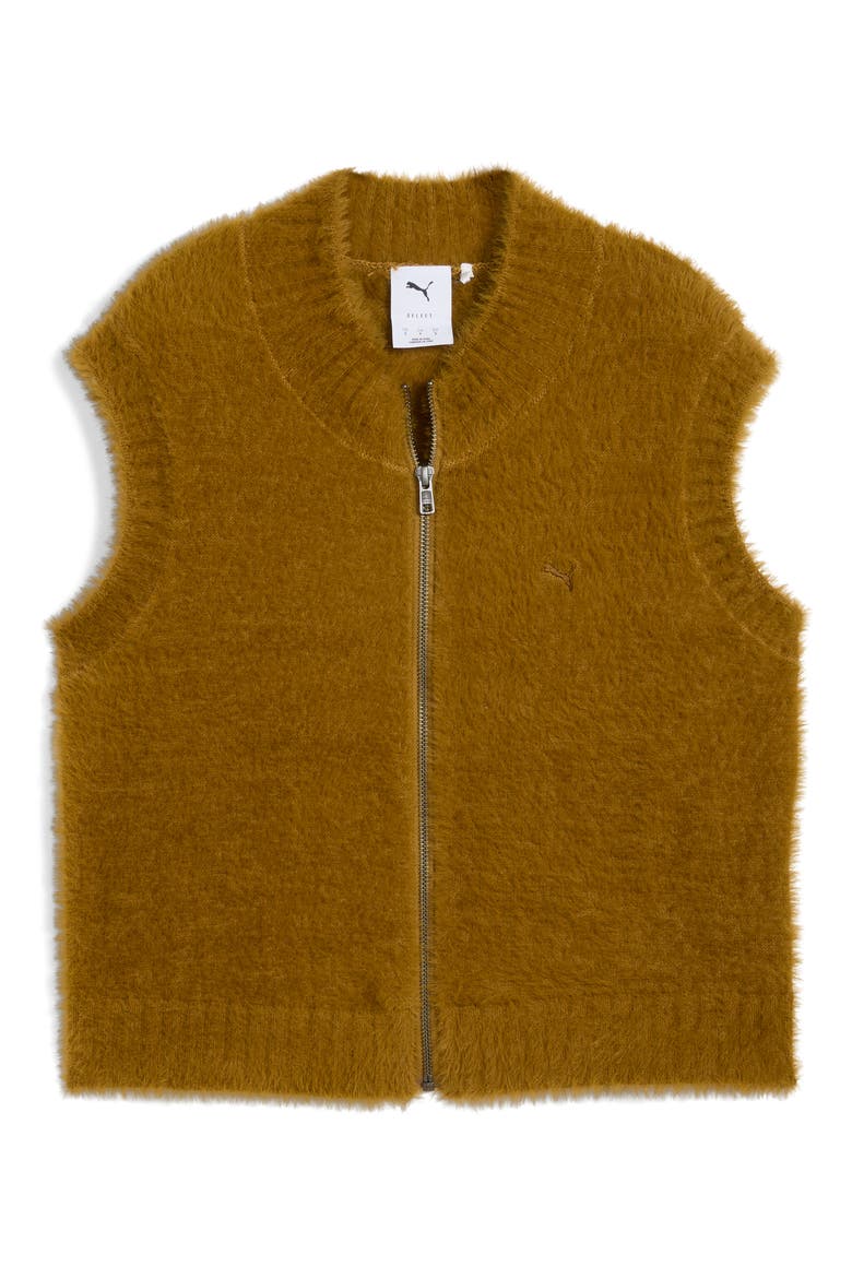 Yona Zip Vest, Alternate, color, HONEY BUTTER