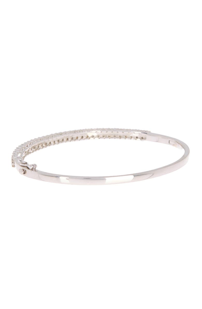 EFFY Sterling Silver Diamond Bangle Bracelet - 0.32 ctw, Alternate, color, White
