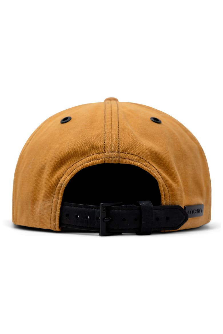 Coronado Brick Thermal Unstructured Wax'd Strapback Hat, Alternate, color, BRITISH KHAKI