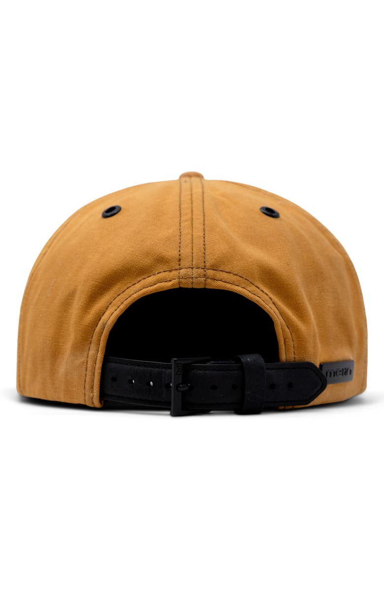 Melin Coronado Brick Thermal Unstructured Wax'd Strapback Hat, Alternate, color, British Khaki
