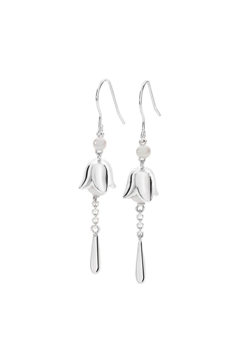 Lucy Quartermaine Lily of the Valley Earrings, Main, color, Sterling Silver