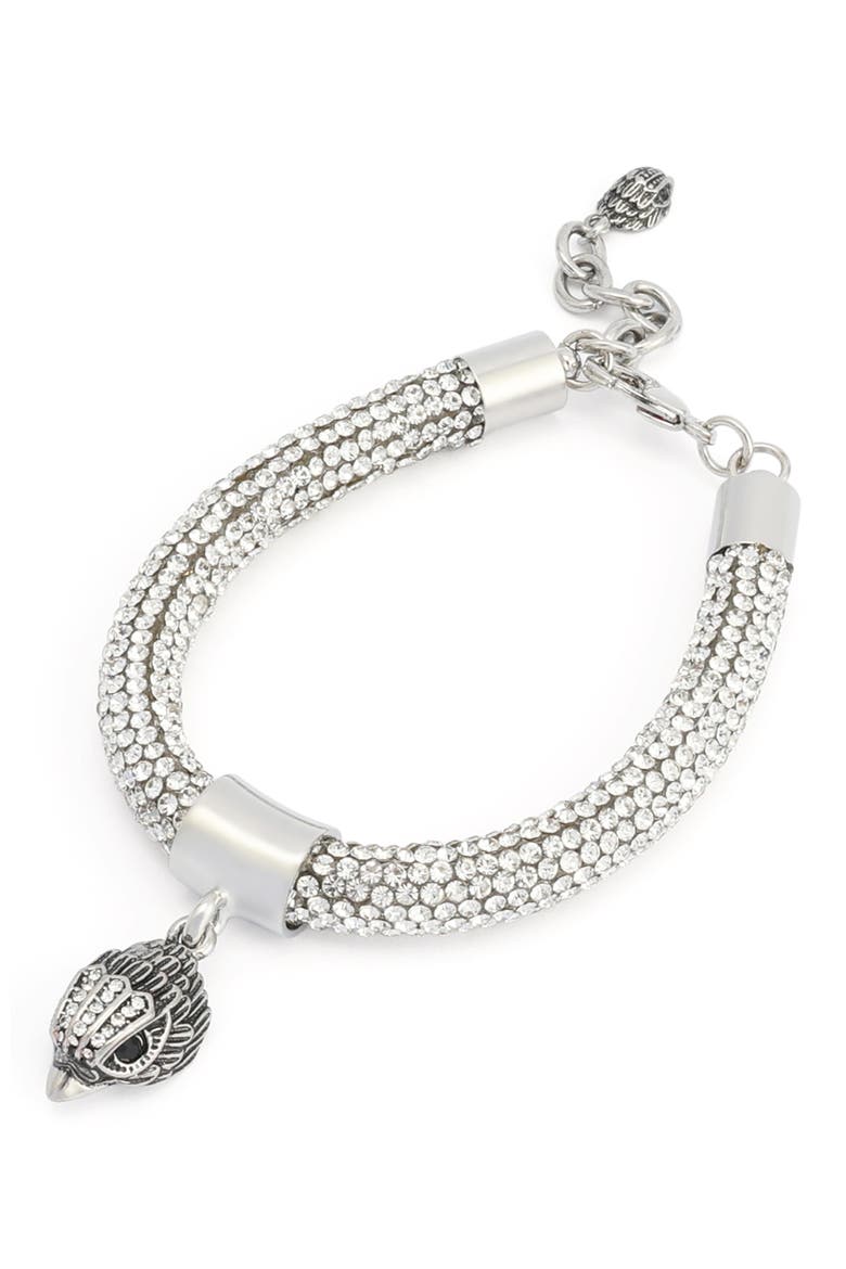 Pavé Rope Pendant Bracelet, Alternate, color, CRYSTAL