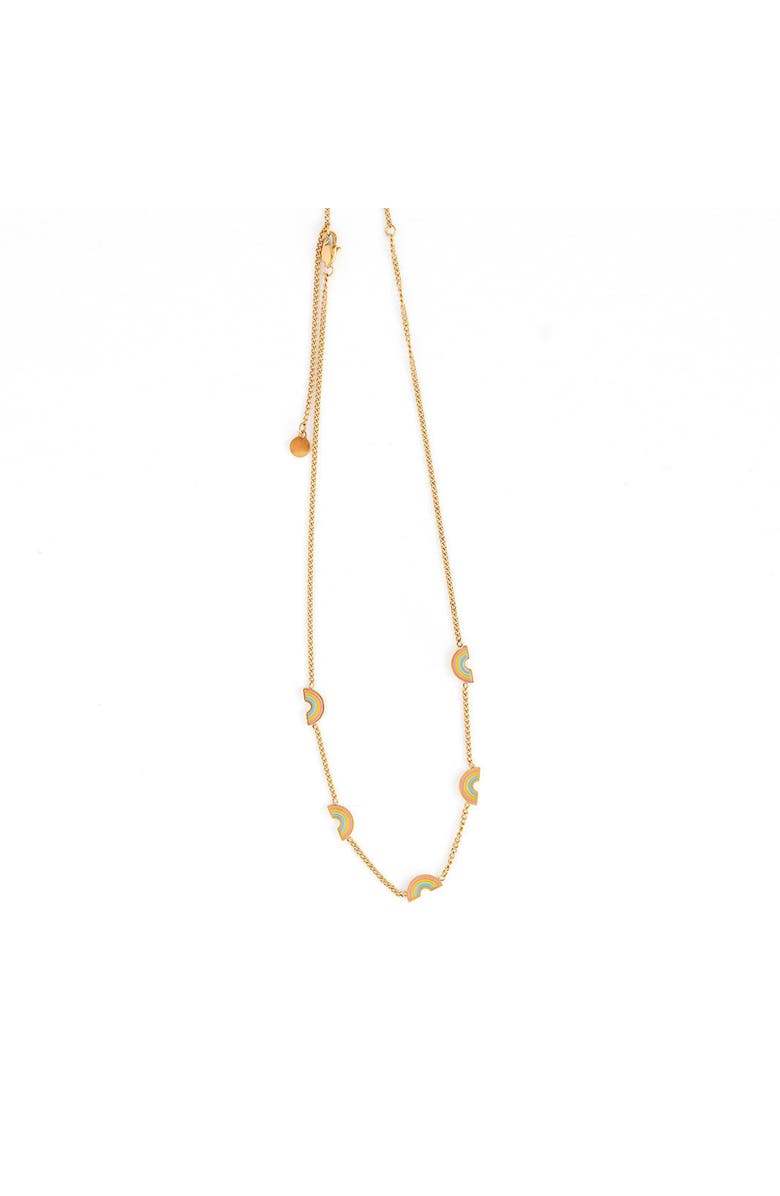 Pip Pop Rainbow Repeat Necklace, Main, color, Multi