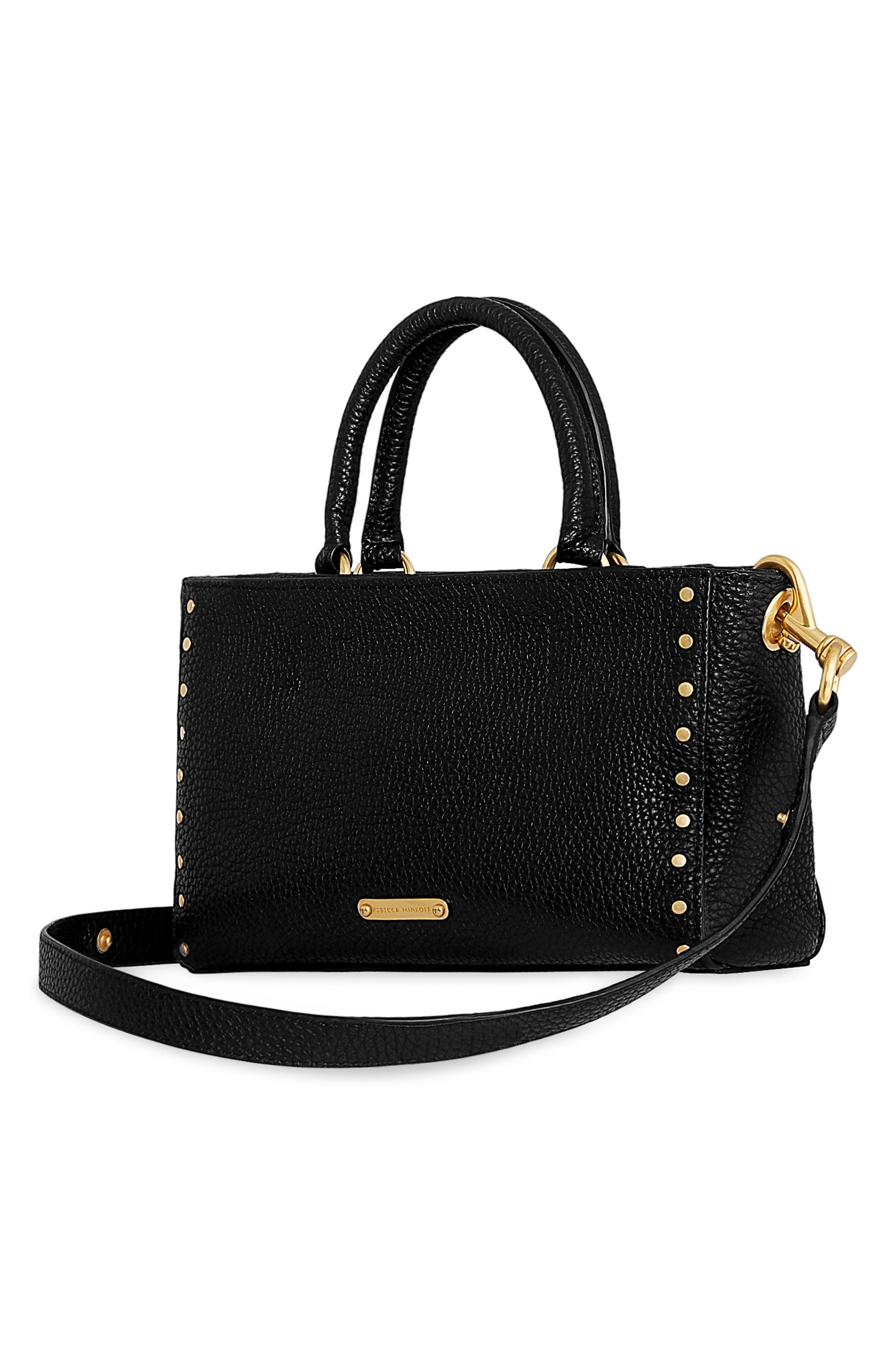 Rebecca Minkoff Darren Leather Top Handle Bag, Alternate, color, 