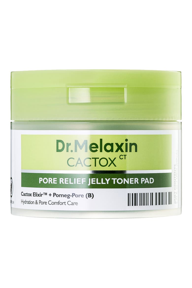 Cactox Pore Relief Jelly Toner Pad, Main, color, NO COLOR