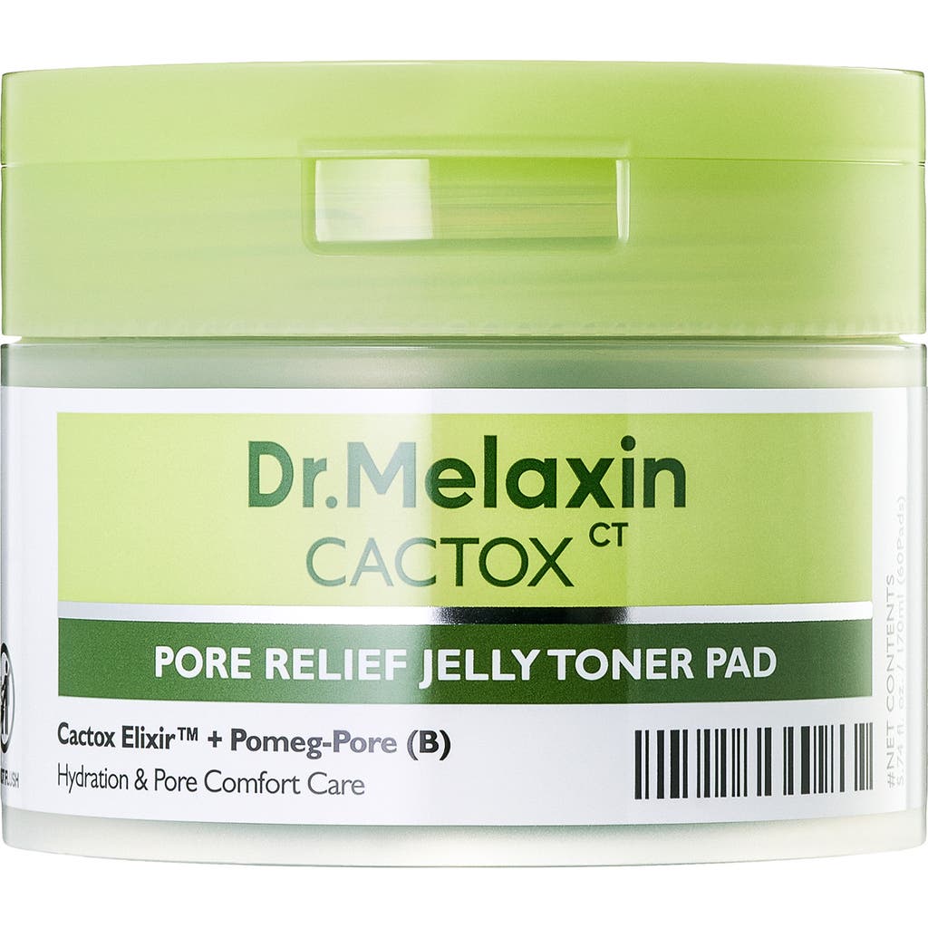 Dr. Melaxin Dr Melaxin Cactox Pore Relief Jelly Toner Pad In Transparent