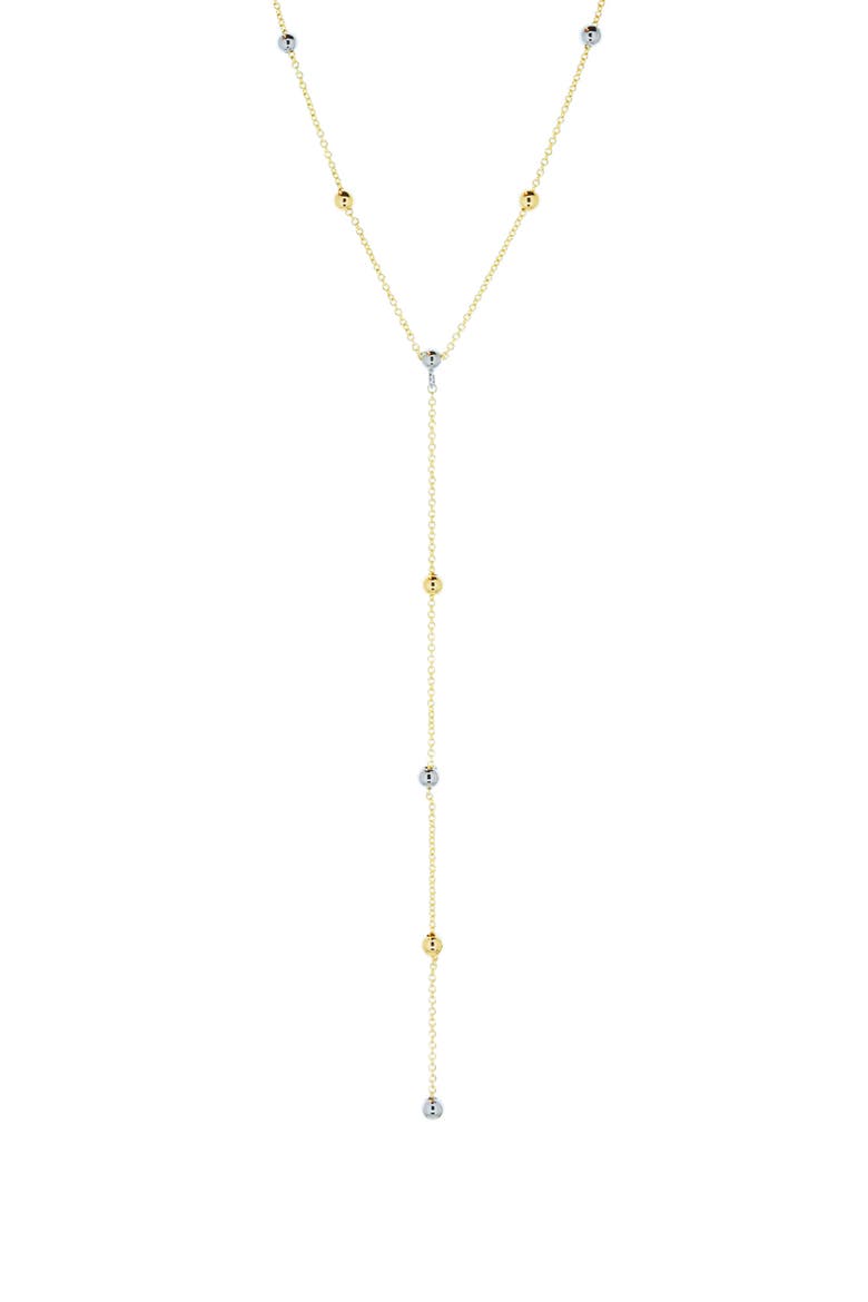 Nora Y Necklace, Main, color, GOLD PLATED