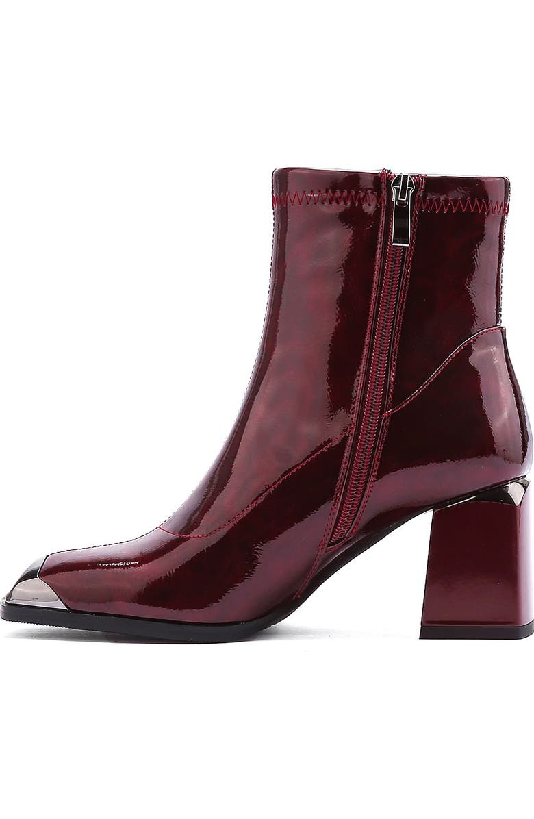 NINETY UNION Fortune Square Toe Boot, Alternate, color, Burgundy