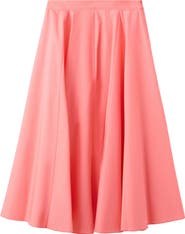 MANGO Flared Midi Skirt