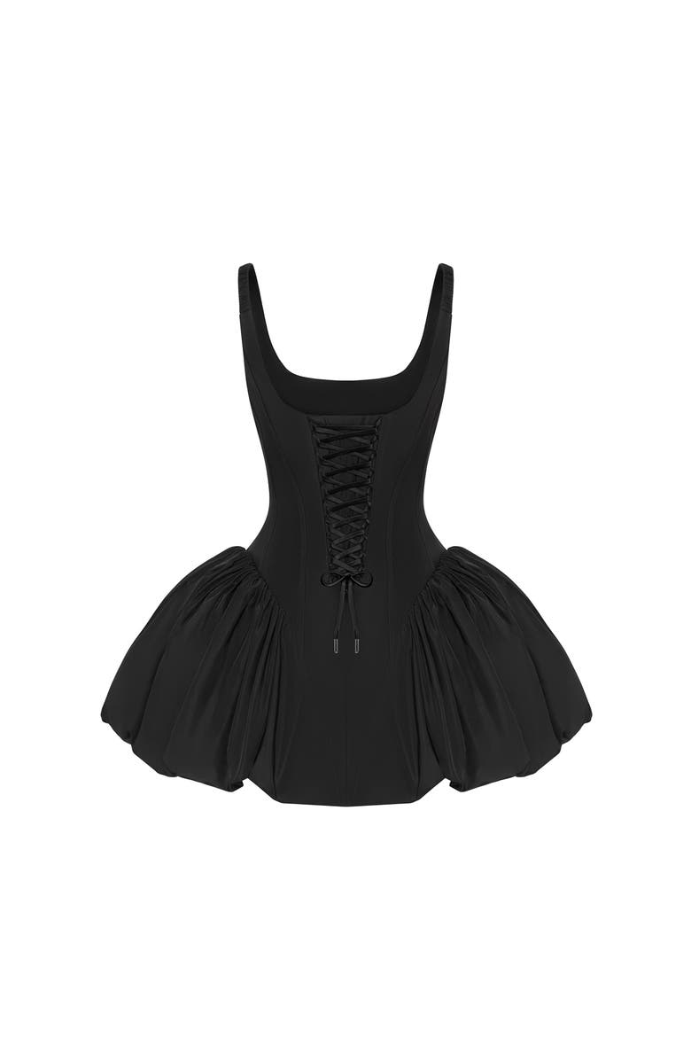 Milla Black corset mini dress, Alternate, color, Black
