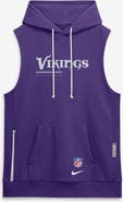 Nike Men's Nike Purple Minnesota Vikings Sideline Standard Issue Dri-FIT Sleeveless Hoodie