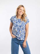 Weird Fish Paw Paw Printed Jersey T-shirt