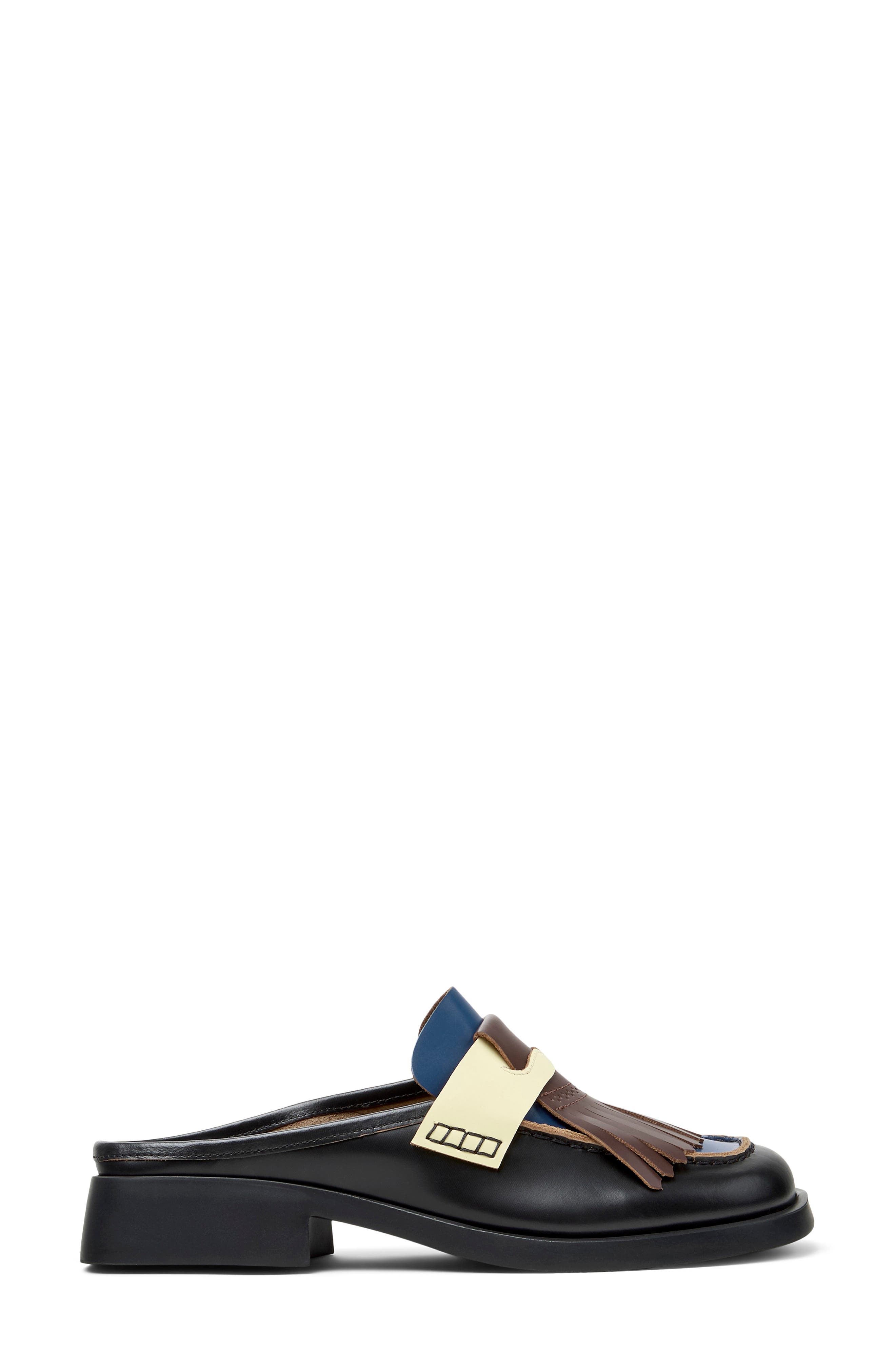 Donna Twins Mismatch Mule, Alternate, color, BLUE MULTI