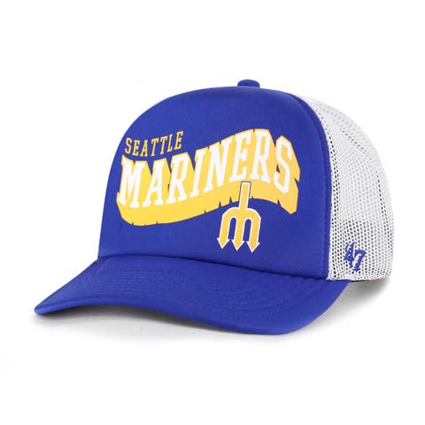 Men's '47 Royal Seattle Mariners Meander Foam Trucker Snapback Hat