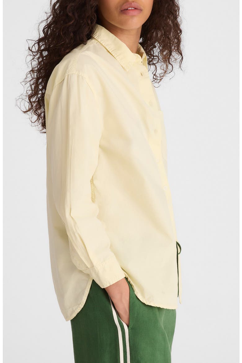 The Easy Poplin Button-Up Shirt, Alternate, color, SHEER PINEAPPLE