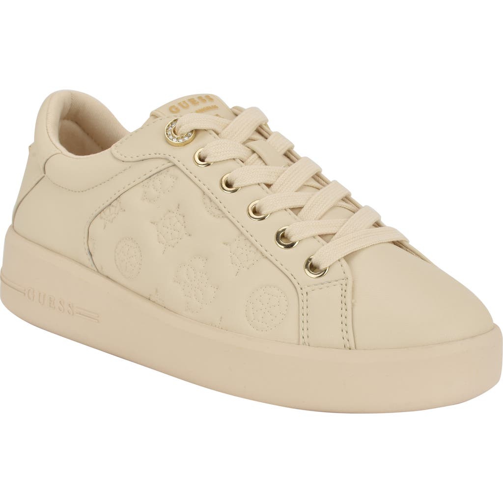 Guess Ronii Sneaker In Light Natural