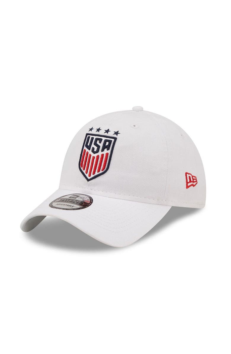 New Era Men's New Era White USWNT Team 9TWENTY Adjustable Hat, Main, color,