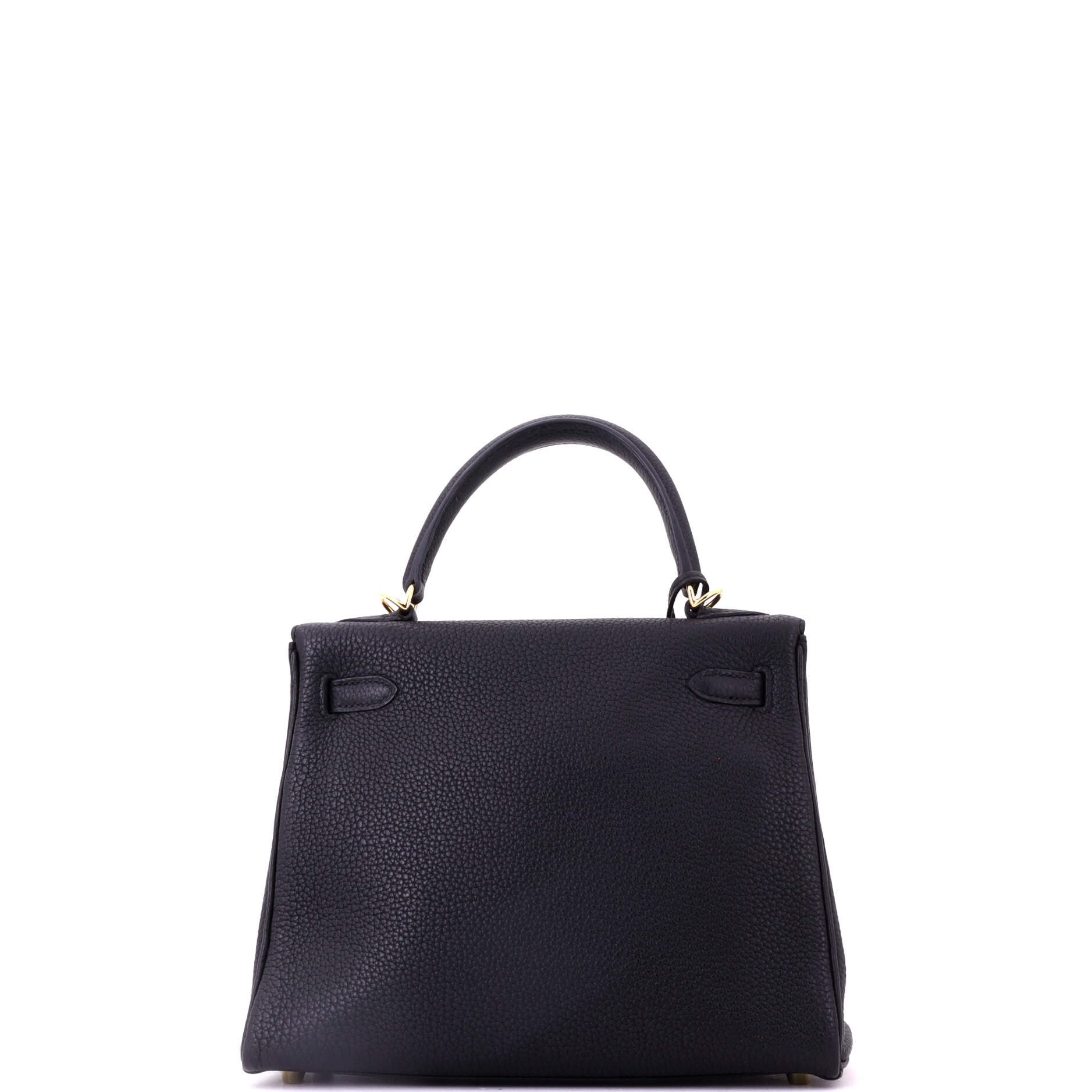 Kelly Handbag Black Togo with Gold Hardware 25, Alternate, color, Black