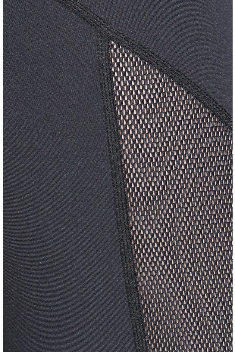 'Stardust' Crop Leggings, Alternate, color, BLACK