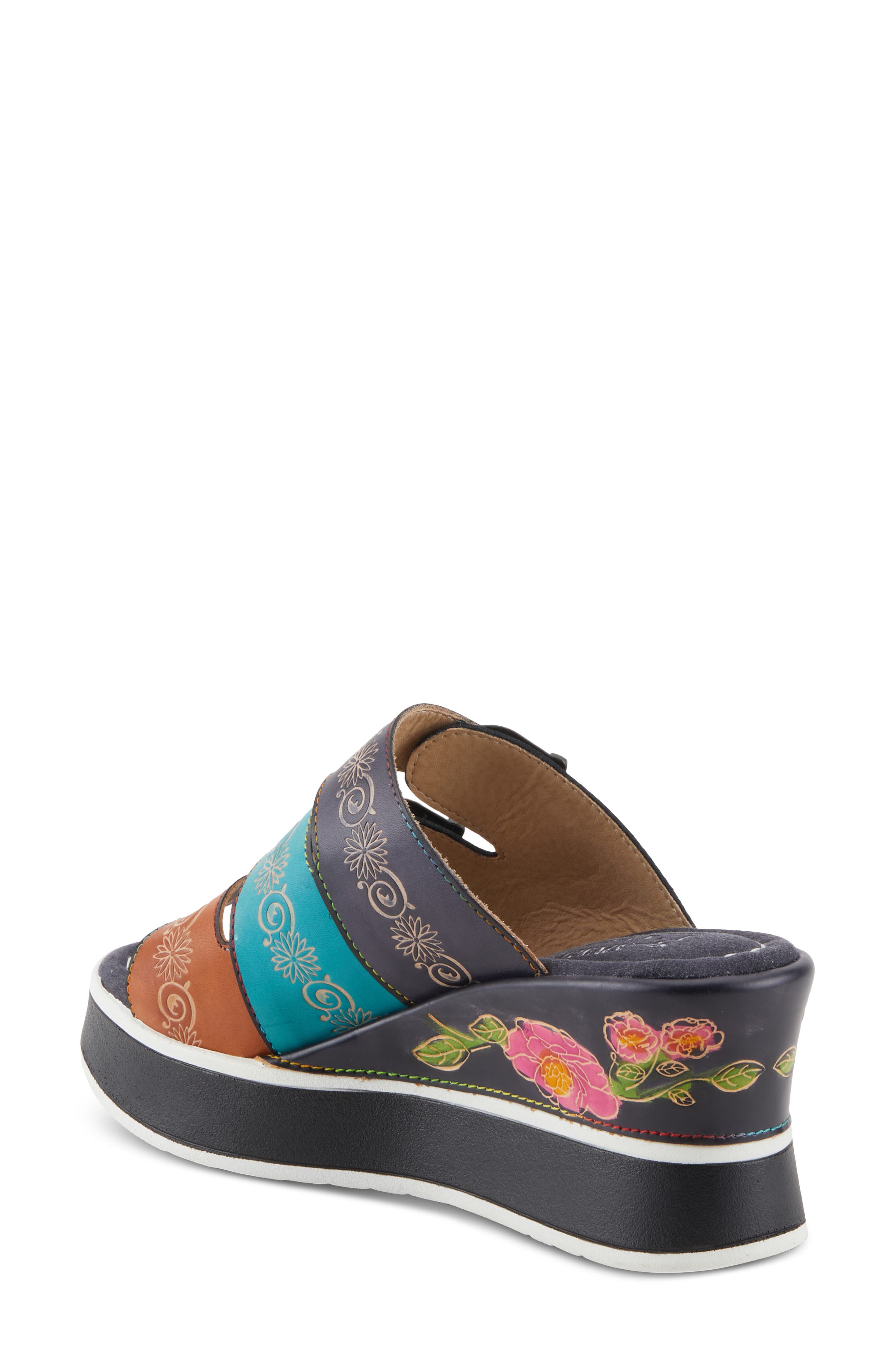 L'Artiste by Spring Step Caligal Platform Wedge Sandal, Alternate, color, 