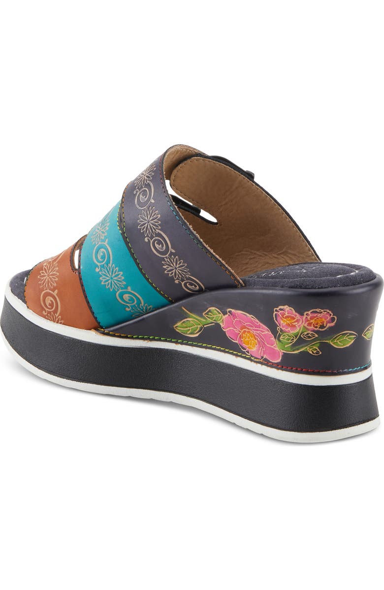 L'Artiste by Spring Step Caligal Platform Wedge Sandal, Alternate, color,