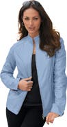 Jessica London Zip Front Leather Jacket