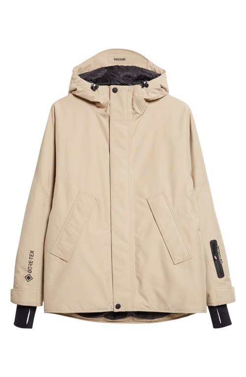 Moncler Lambir Hooded Jacket In Neutral