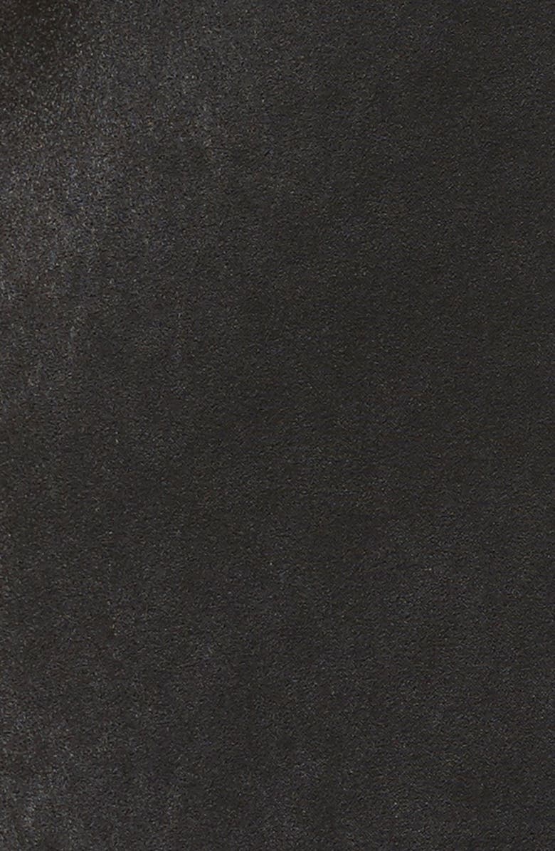 Leith Faux Suede Off the Shoulder Dress, Alternate, color, 