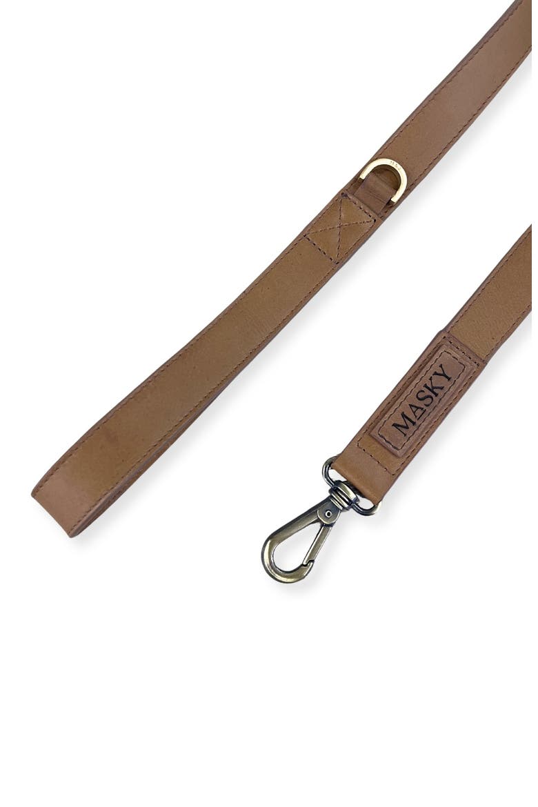 Classic Leather Leash, Alternate, color, Cooper