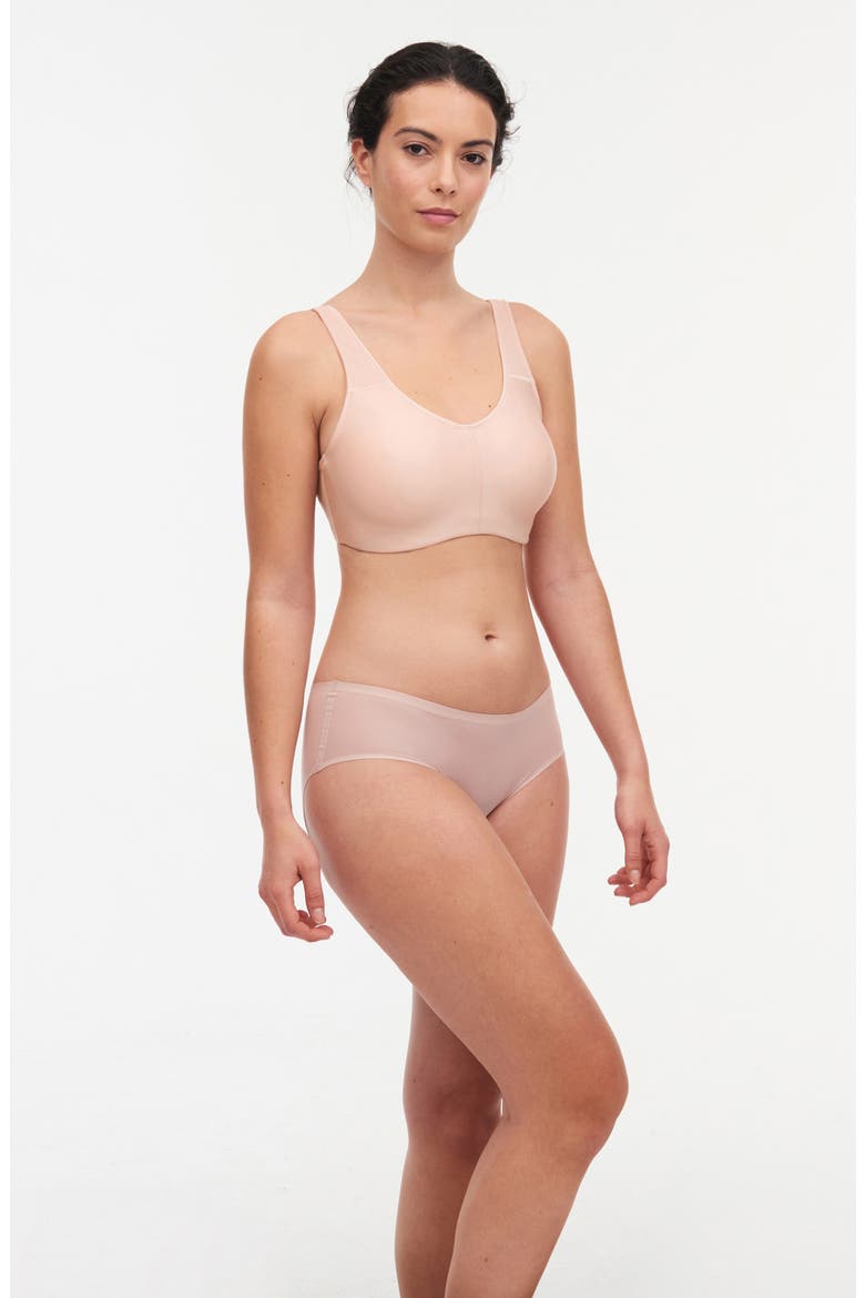 Everyday High Support Underwire Minimizer Sports Bra, Alternate, color, ROSE