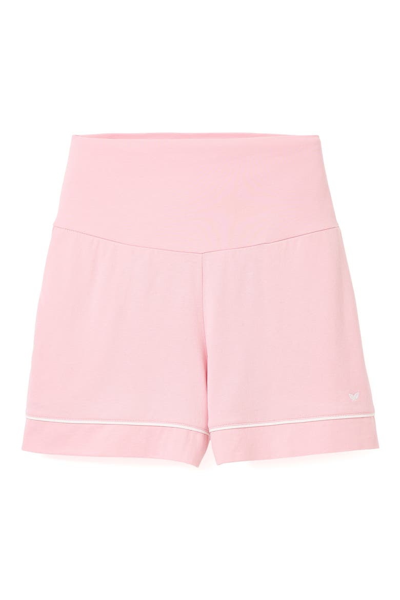 Luxe Pima Cotton Maternity Shorts, Alternate, color, PINK