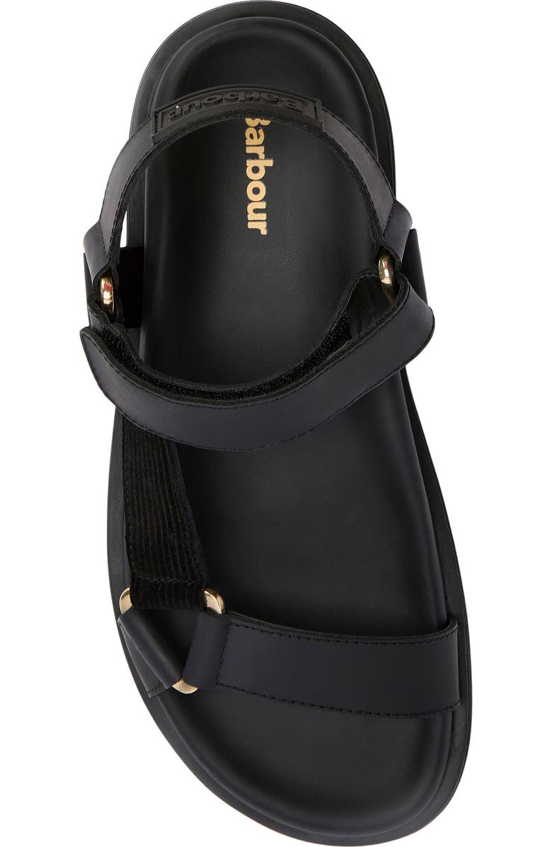 Barbour Caitlin Sandal, Alternate, color, Black