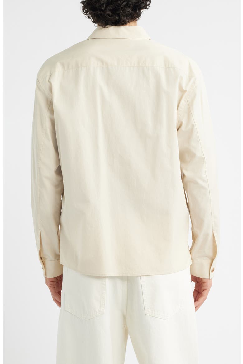 Double Pocket Overshirt, Alternate, color, LIGHT BEIGE
