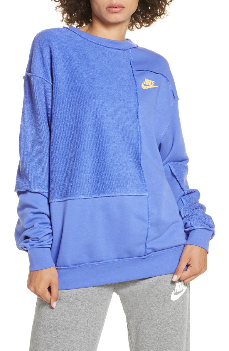 Nike Icon Clash Crewneck Sweatshirt, Main, color, 
