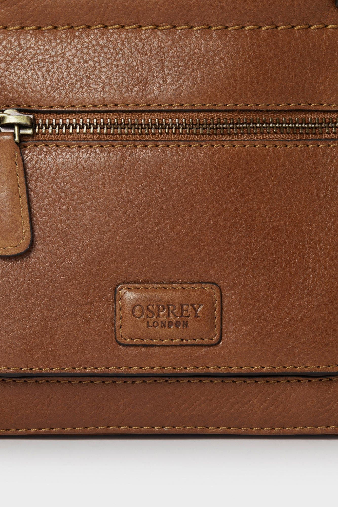 The Oxford Micro Leather Crossbody Bag, Alternate, color, Tan