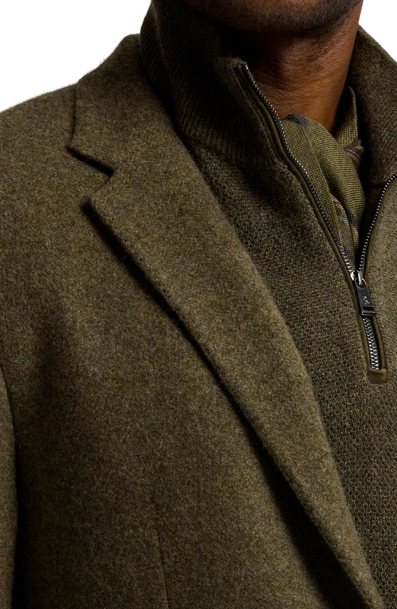 Ralph Lauren Purple Label Brushed Cashmere & Wool Twill Sport Coat, Alternate, color, Inverness Loden