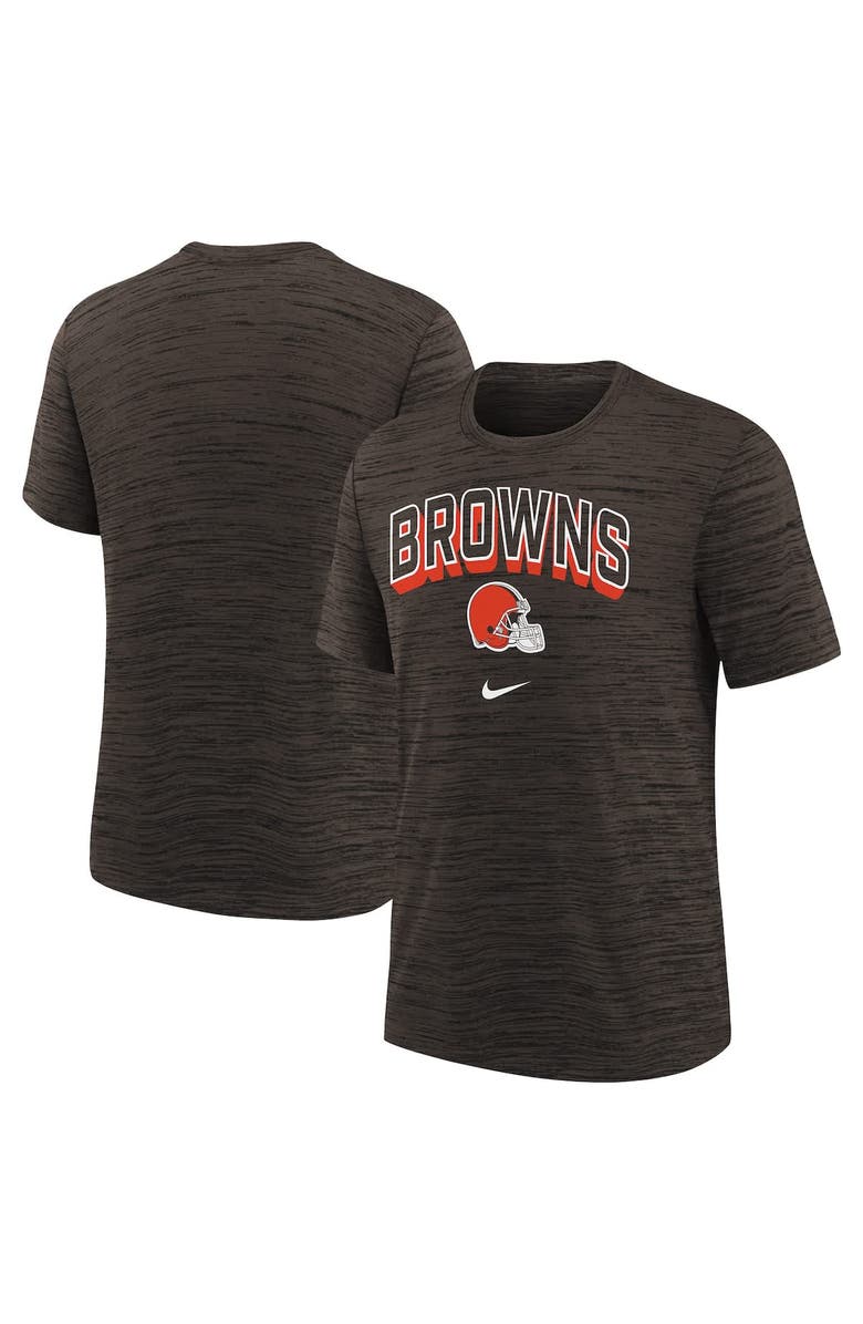 Nike Youth Nike Brown Cleveland Browns Sideline Velocity Performance T-Shirt, Alternate, color,