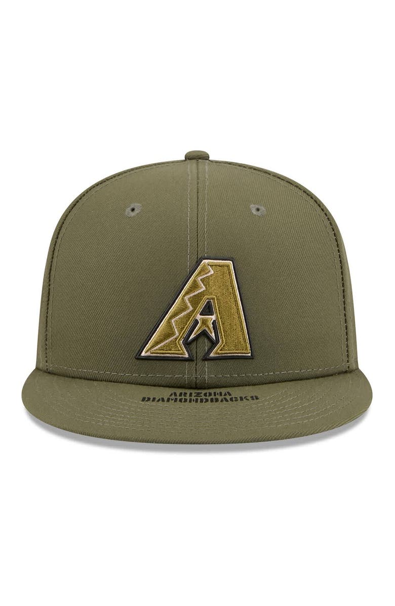 New Era Men's New Era  Olive Arizona Diamondbacks 2026 Armed Forces Day 59FIFTY Fitted Hat, Alternate, color, Olive