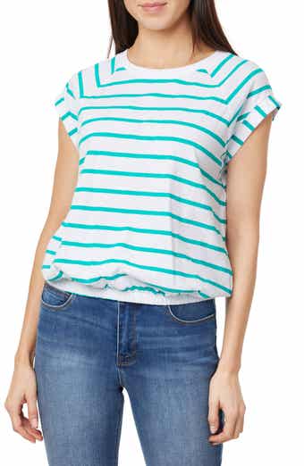 CURVE APPEAL Cap Sleeve Cotton T-Shirt
