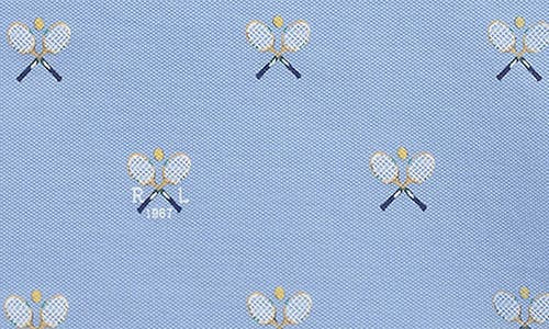 Polo Ralph Lauren Kids' Racquet Print Sleeveless Cotton Piqué Polo