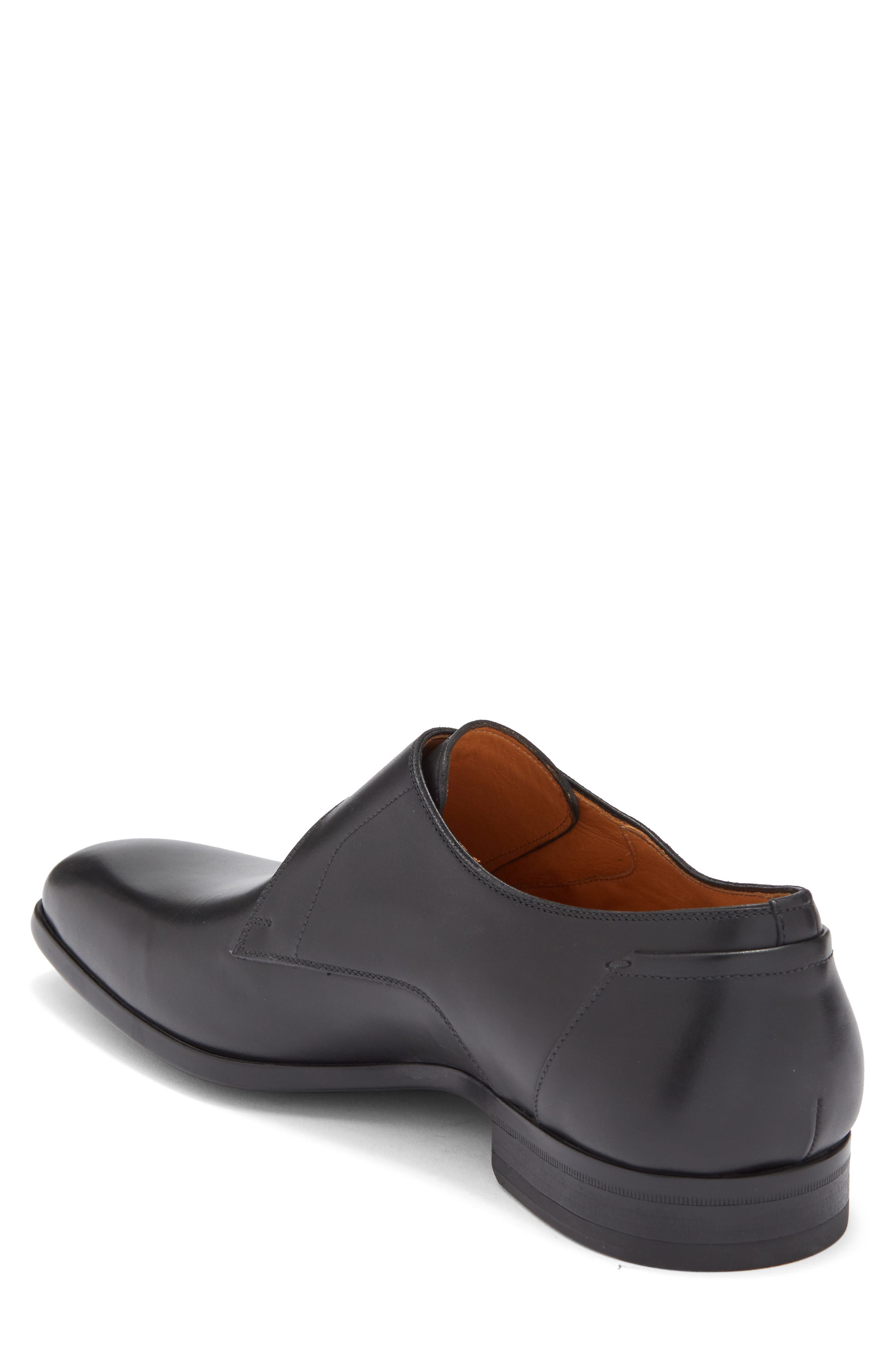Magnanni Manning Monk Strap Shoe, Alternate, color, Black