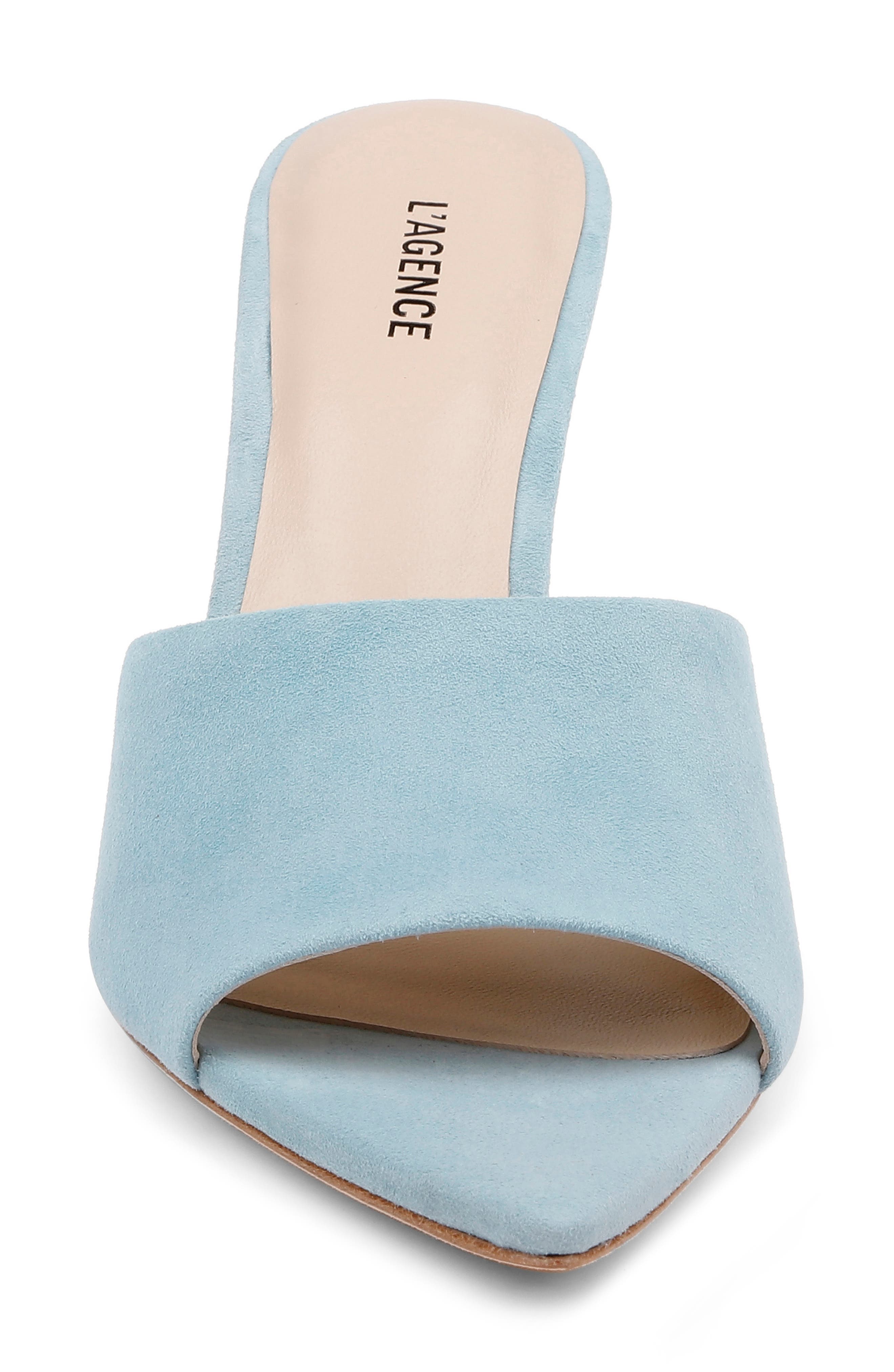 Lolita Pointed Toe Sandal, Alternate, color, PALE BLUE