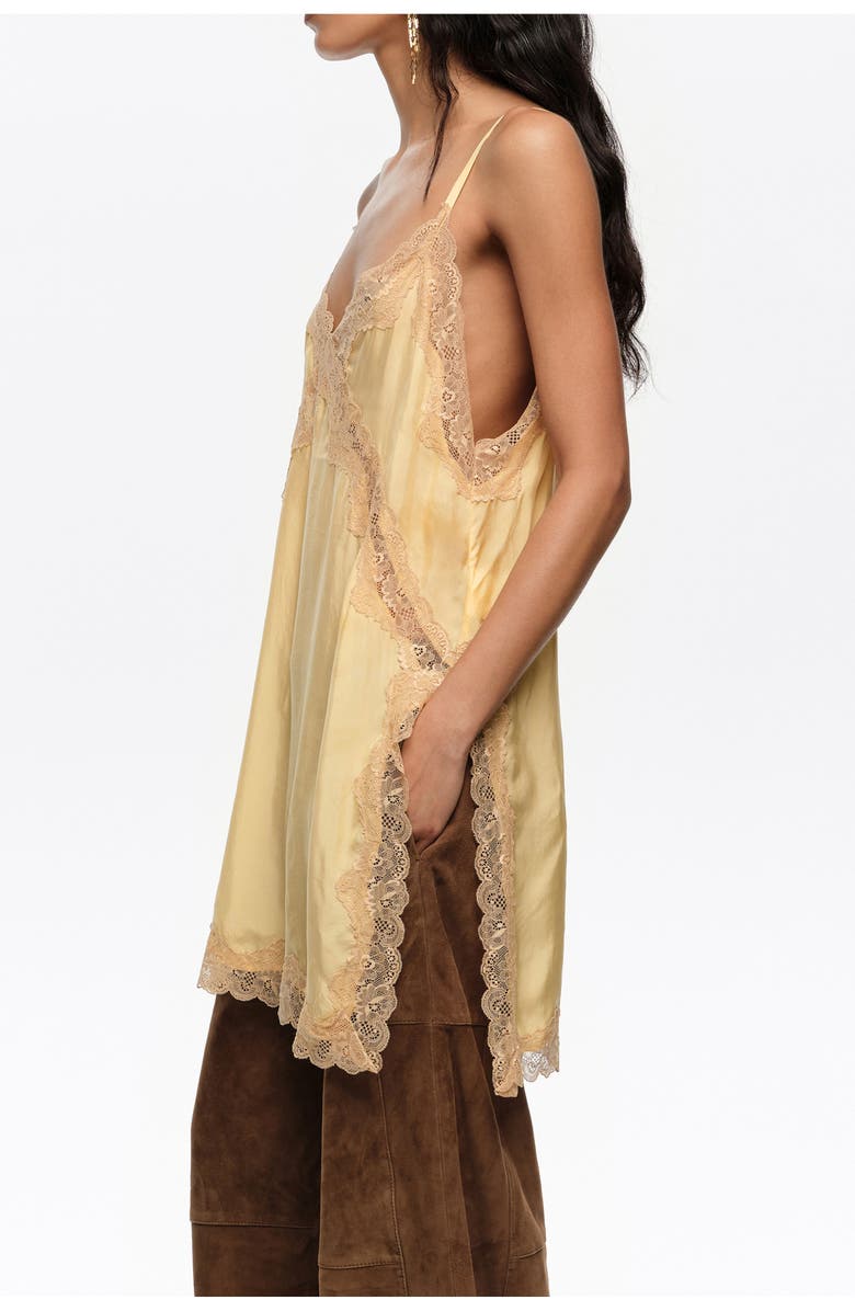 Bimba y Lola Long Lingerie Top, Alternate, color, Yellow