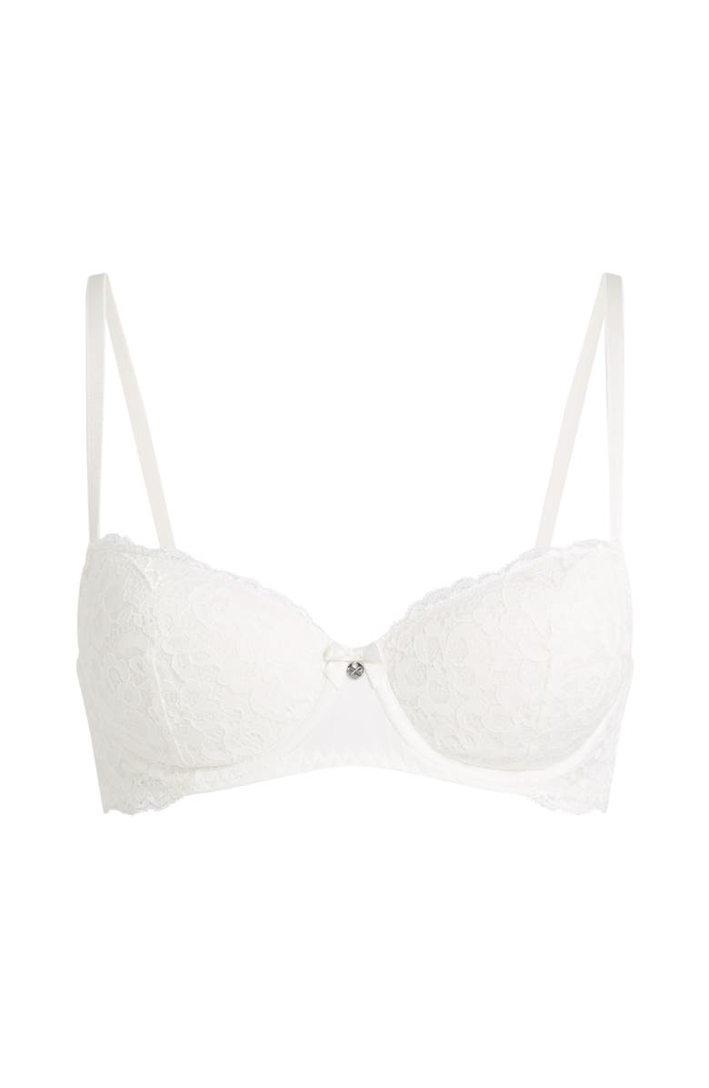 Hunkemöller Marine Padded Underwired Bra, Alternate, color, Snow White