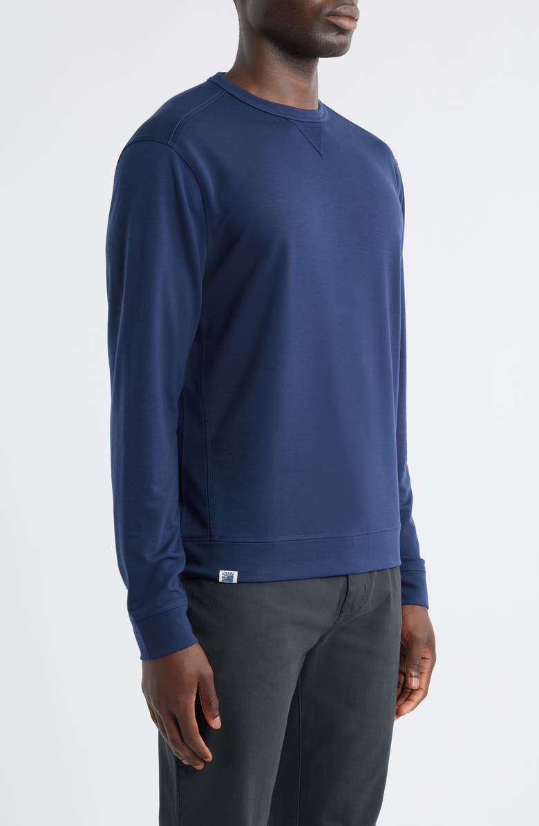 johnnie-O Willard Crewneck Sweatshirt, Alternate, color, Navy