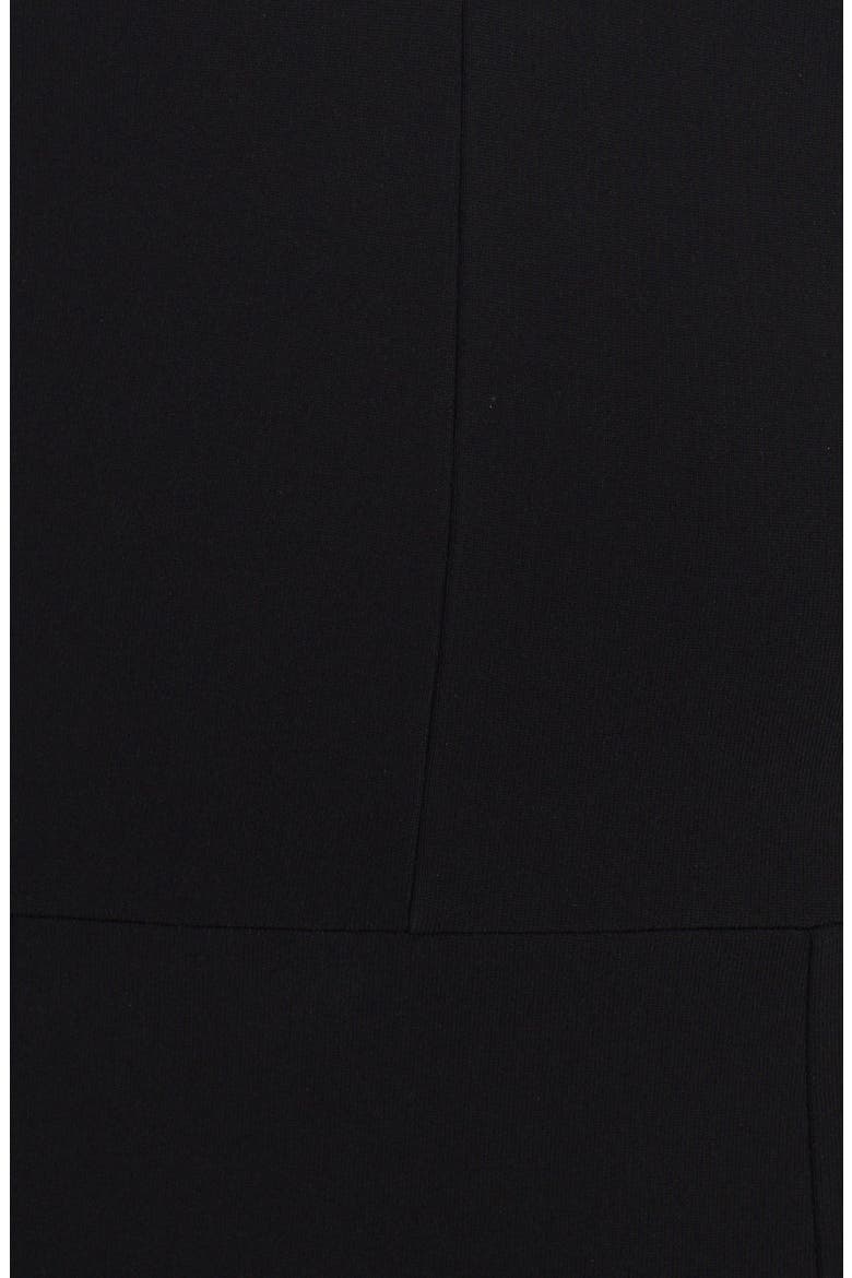 Cutout Jersey Midi Sheath Dress, Alternate, color, N0000 NERO