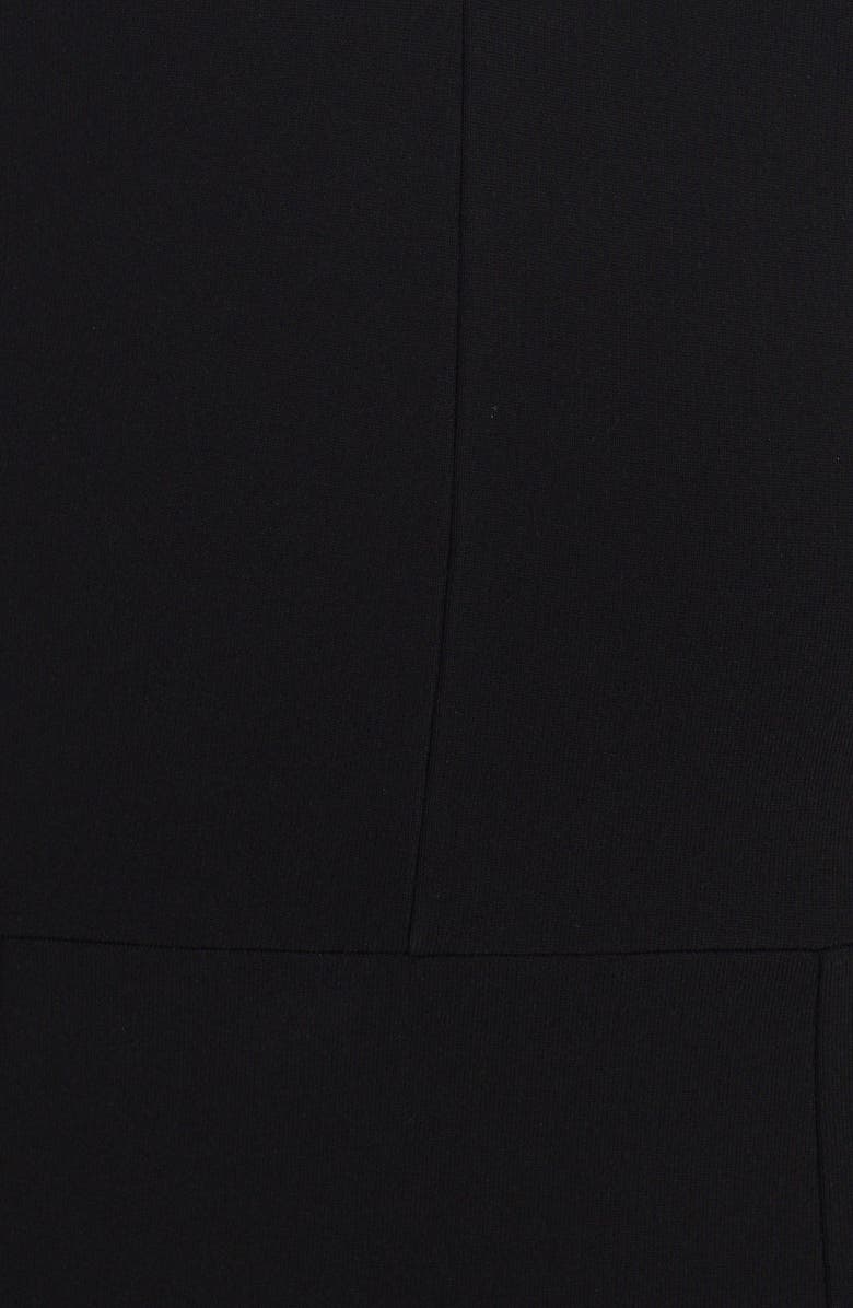 Dolce&Gabbana Cutout Jersey Midi Sheath Dress, Alternate, color, 