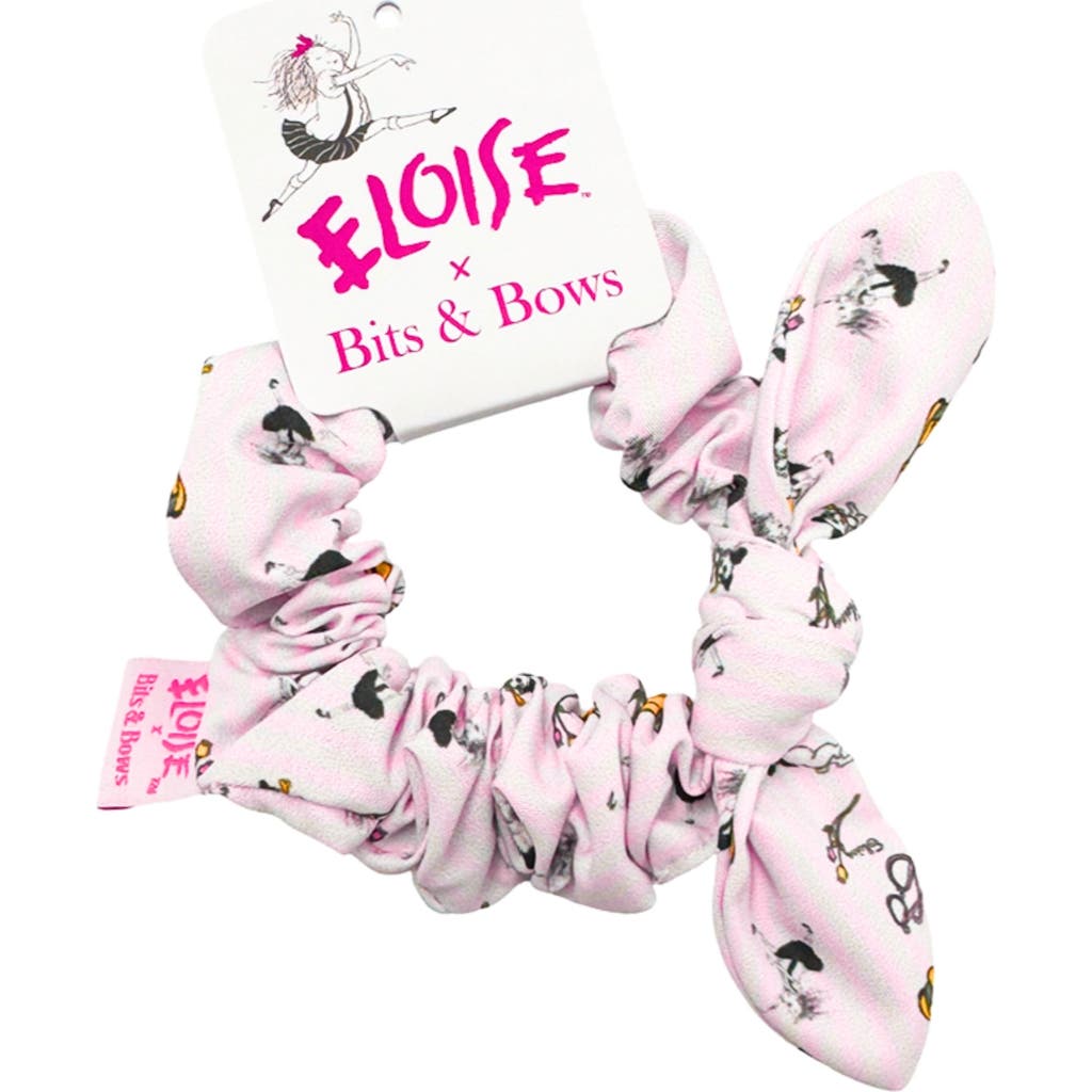 Bits & Bows Eloise Nyc Taxi Cab Bow Scrunchie In Multi