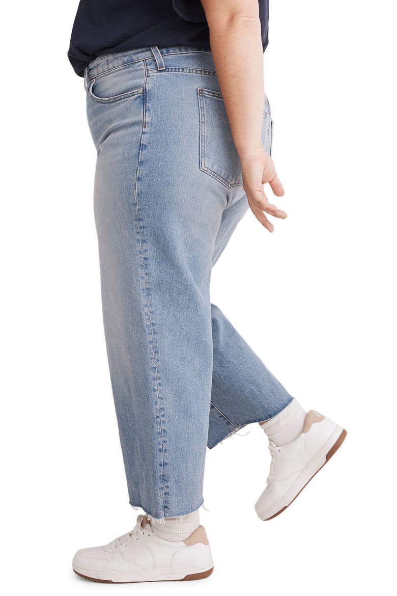Women's The Plus Perfect Vintage Wide Leg Crop Jean, Alternate, color, CATLIN WASH