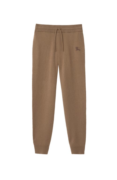 Burberry Wool Blend Track Pants In Brown